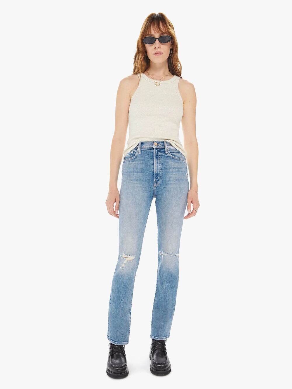 MOTHER DENIM Rider Skimp in Tripping Twice SZ 30